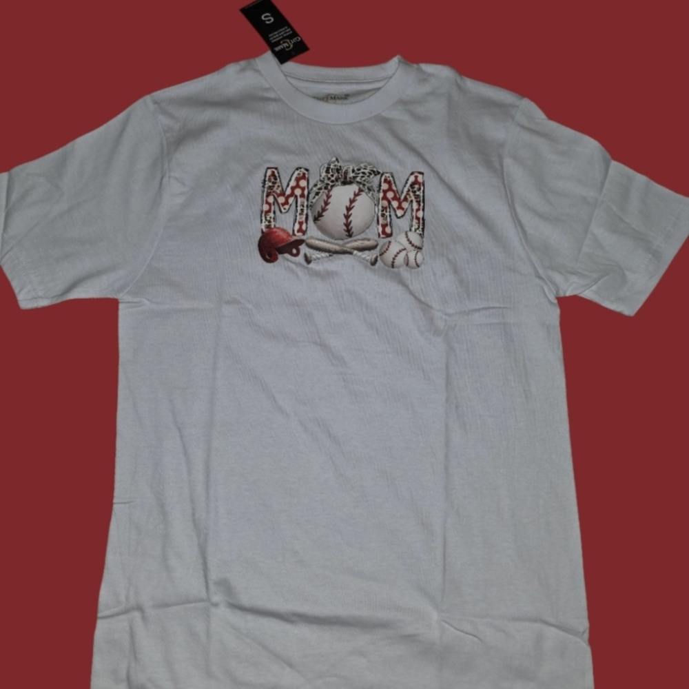 Baseball "MOM" shirt